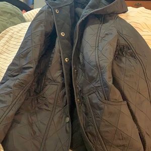 Hooded Quilted Barbour Black 4